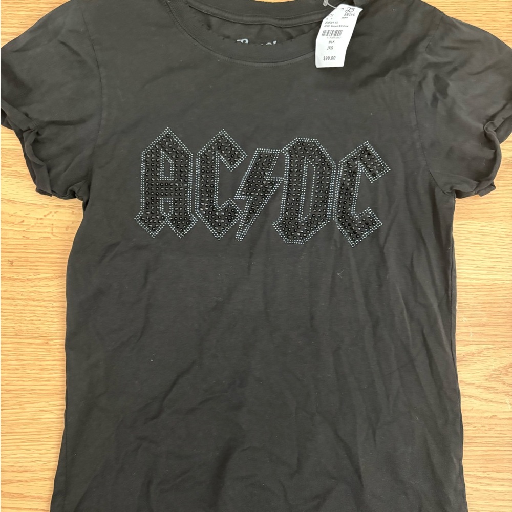 AC/DC Black Short Sleeve Tee